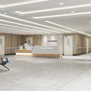 现代医院3D模型下载